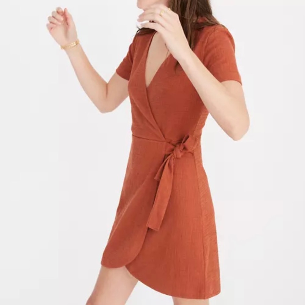 Madewell Texture & Thread Side Tie Dress